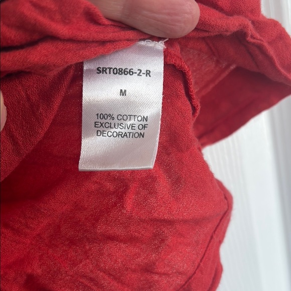 Embroidered Red Blouse - Picture 5 of 6